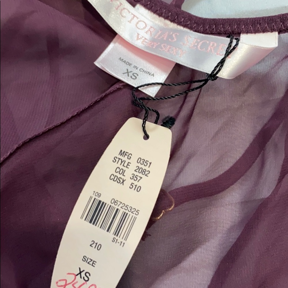 NWT VS Plum Nighty - Picture 5 of 6